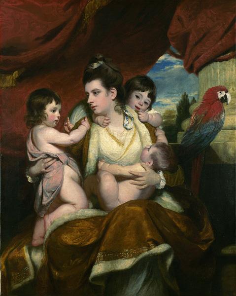 Sir Joshua Reynolds Portrait of Lady Cockburn and her three oldest sons Sweden oil painting art